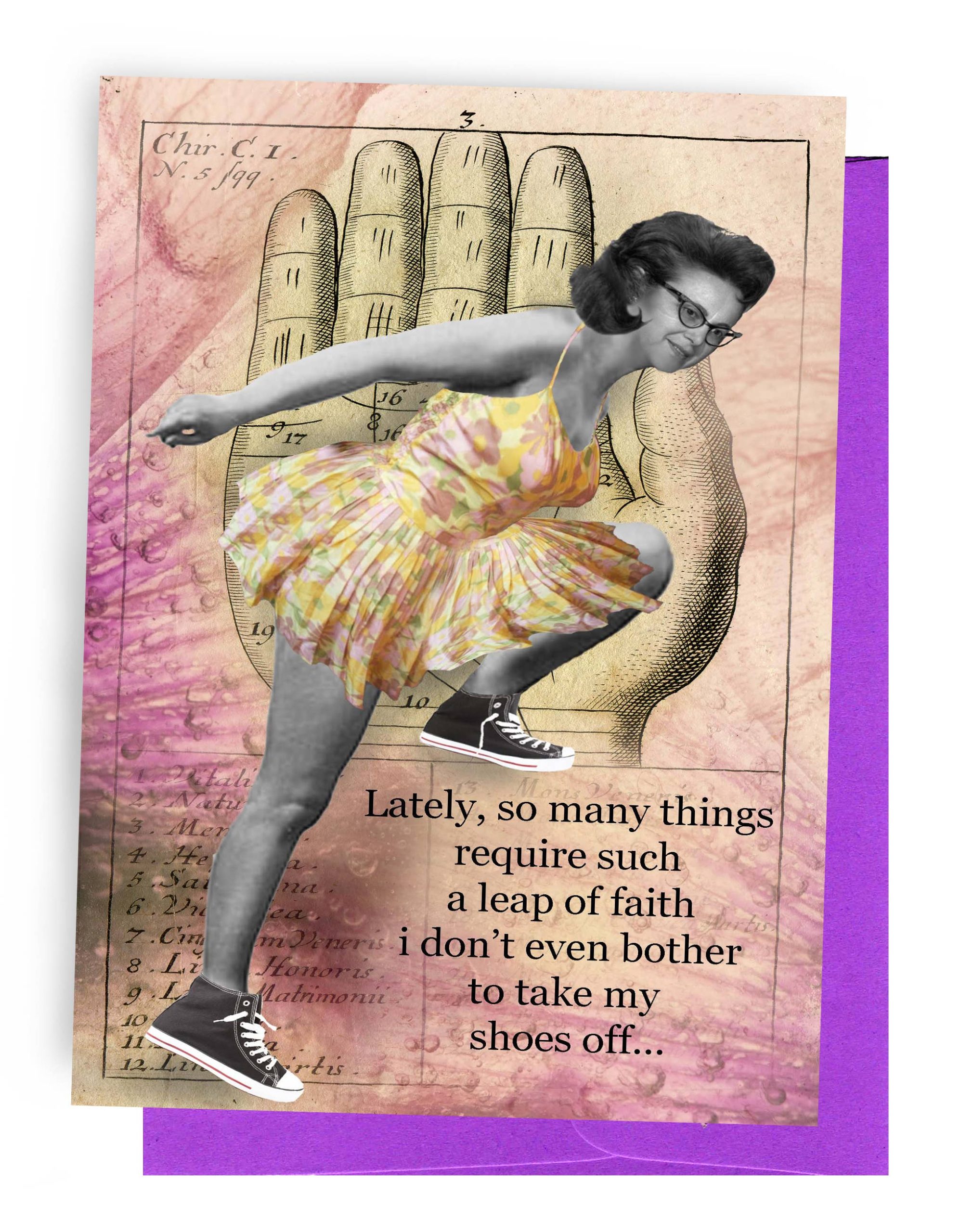 Erin Smith Art – 328 Leap of Faith Greeting Card