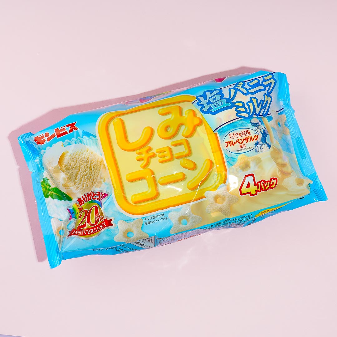 Ginbis Shimi Corn Stars Pack – Salty Vanilla Milk