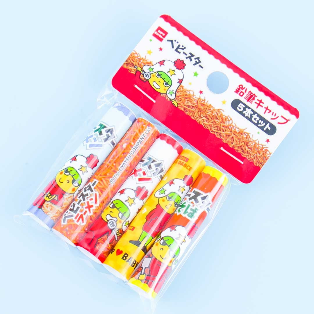 Baby Star Ramen Pencil Cap Set