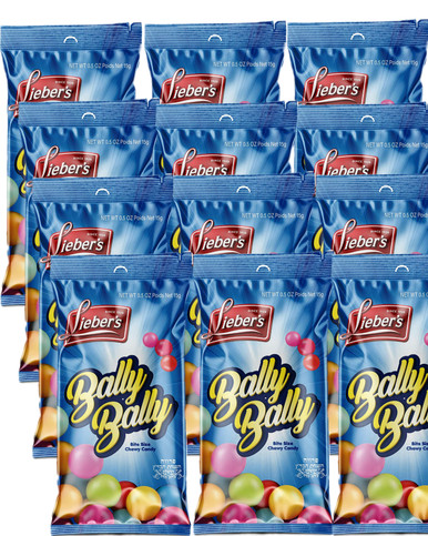Lieber’s Bally Bally Bite-Sized Chewy Candy, 12 Count