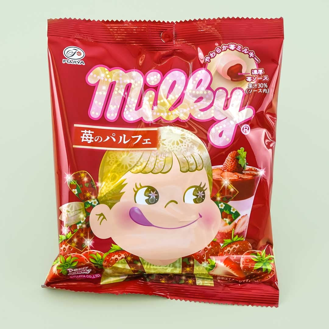 Milky Peko-Chan Candy – Strawberry Parfait