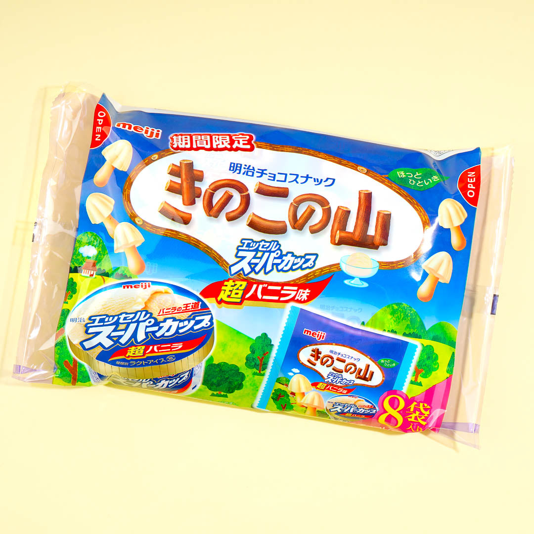 Kinoko no Yama x Essel Super Cup Chocolate Biscuits – Super Vanilla