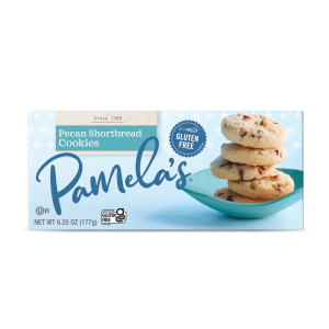 Pamela’s Cookies Pecan Shortbread 4 LB – Pack of 3