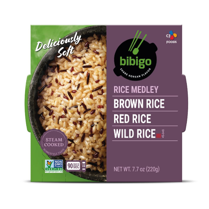 Bibigo – Rice Brown Red And Wild, 7.7 OZ – Pack Of 6