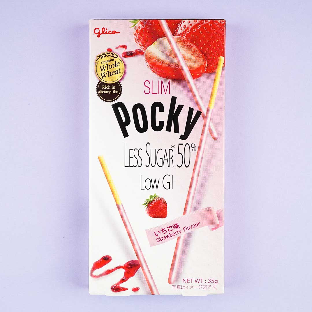Slim Pocky Biscuit Sticks – Strawberry