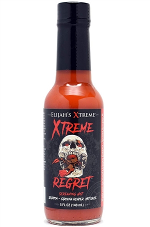 Elijah’s Xtreme Regret Scorpion Reaper Hot Sauce, 5oz.