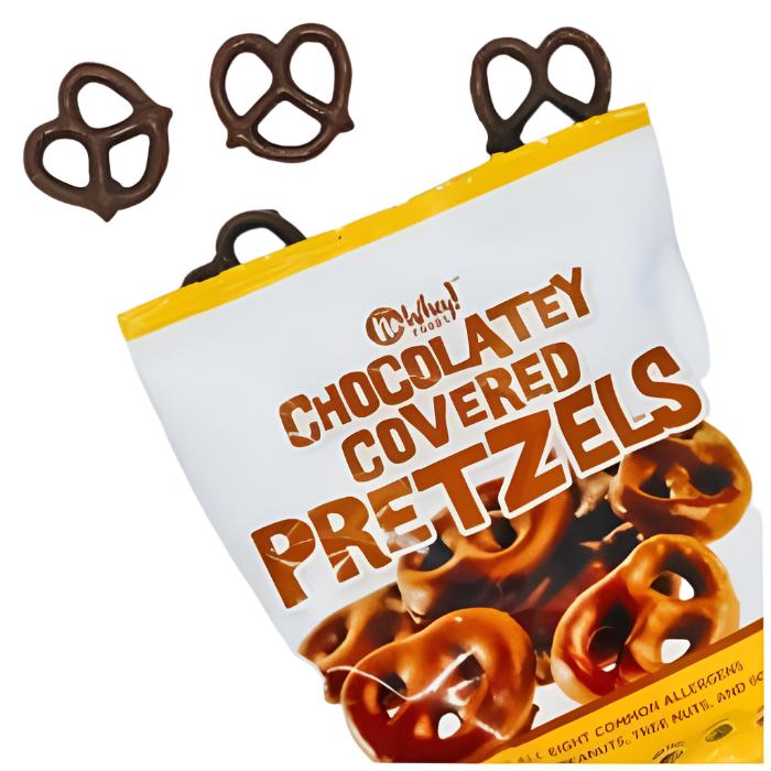 No Whey! Foods – Chocolatey Covered Pretzels, 2.8oz