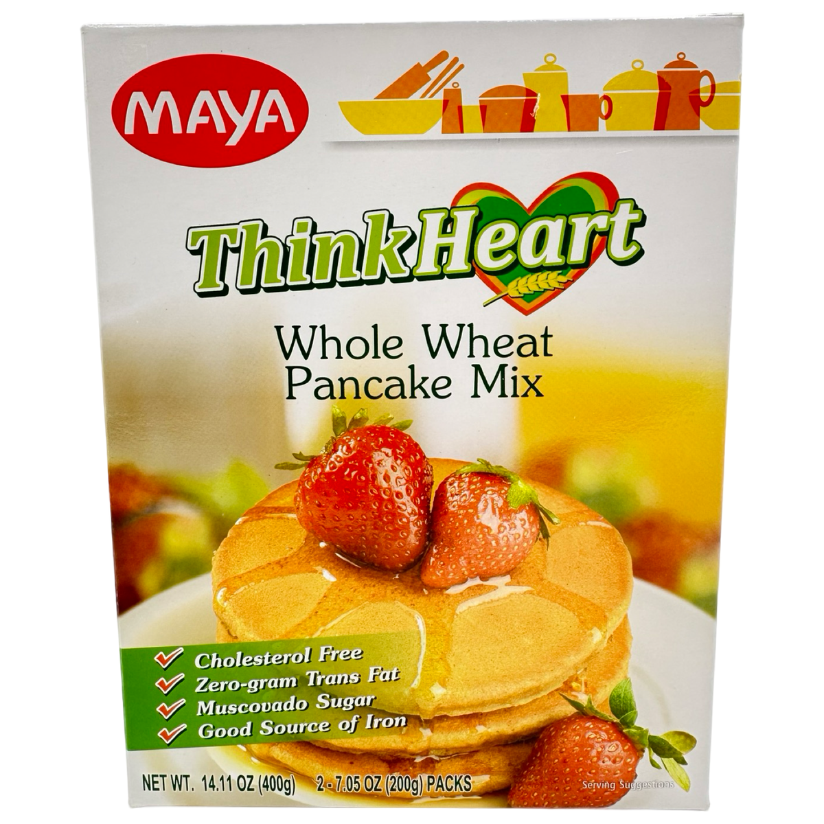 Maya – Thinkheart Whole Wheat Pancake Mix – 400 G