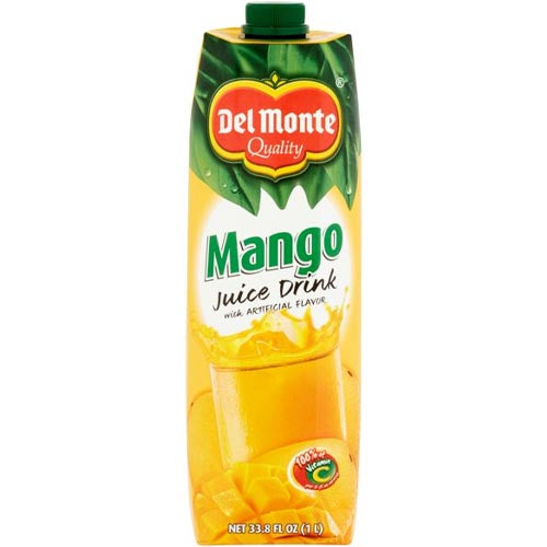Del Monte Quality – Mango Juice Drink with Artificial Flavor – 1 Liter