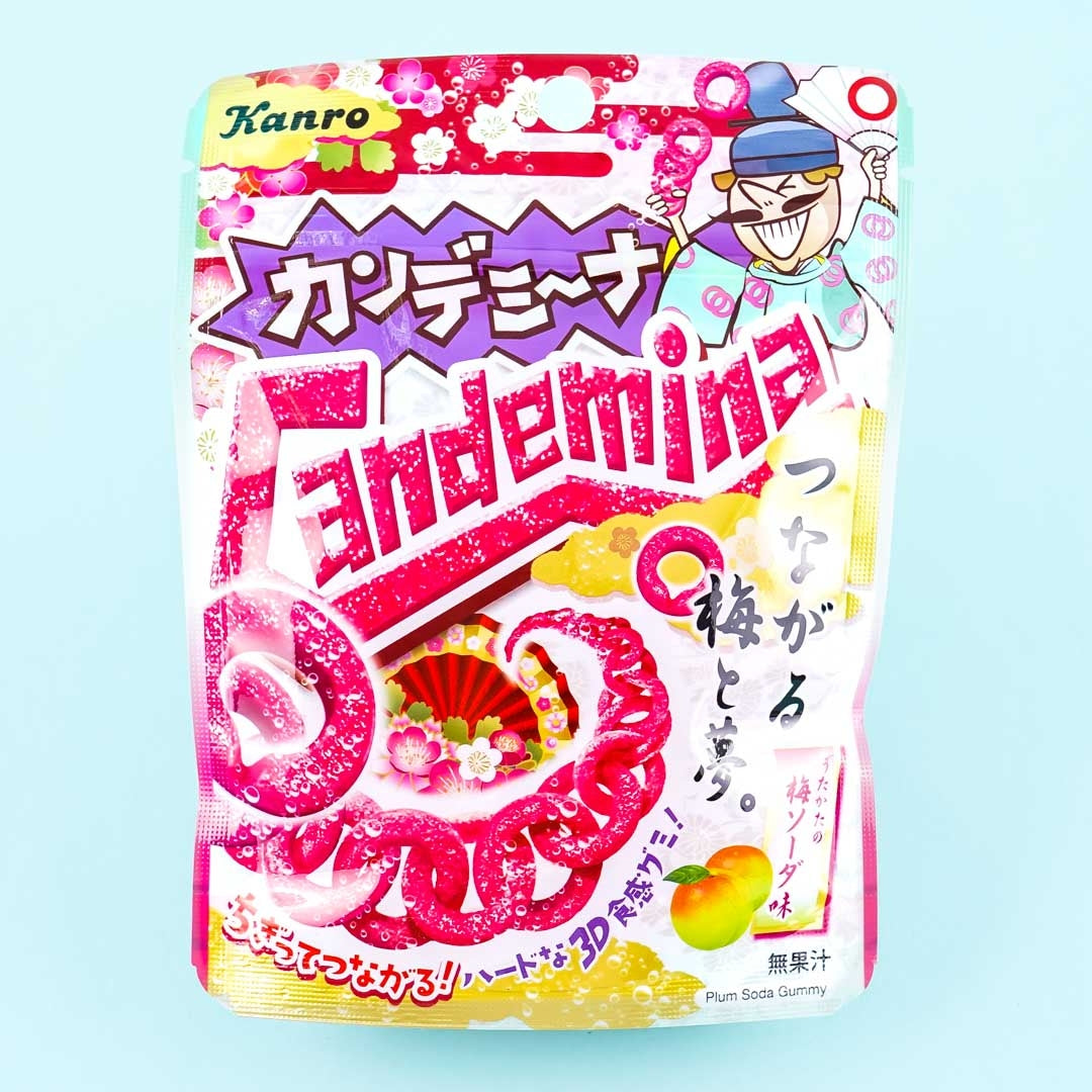 Kanro Candemina Ring Sour Candy – Plum Soda