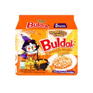 Samyang Buldak Quattro Cheese Ramen (5 Packs) (Korea)