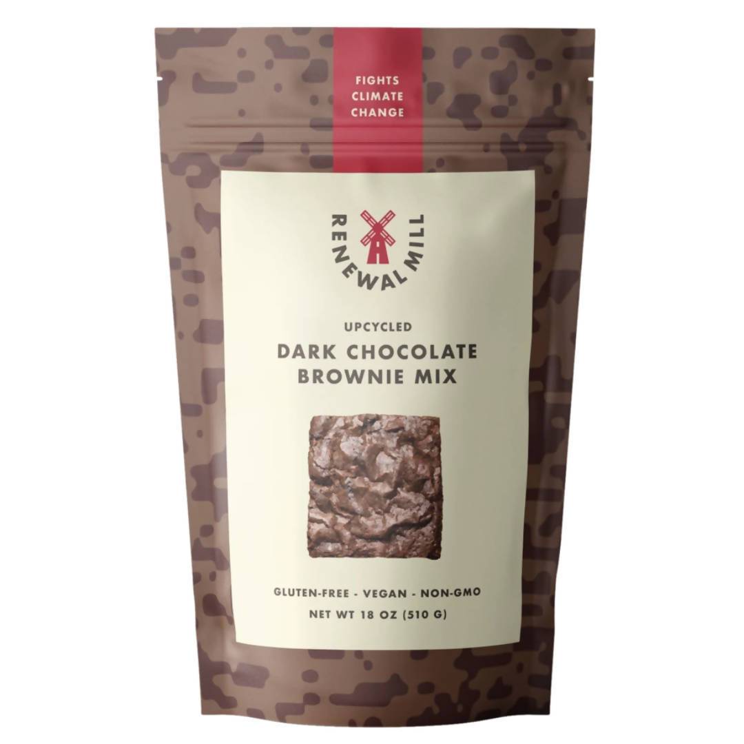 Renewal Mill – Upcycled Dark Chocolate Brownie Mix – 6 Bags x 18oz