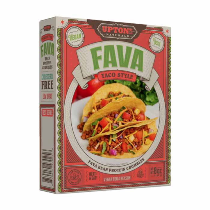 Upton’s Naturals – Fava Bean Taco Style Crumbles, 8oz