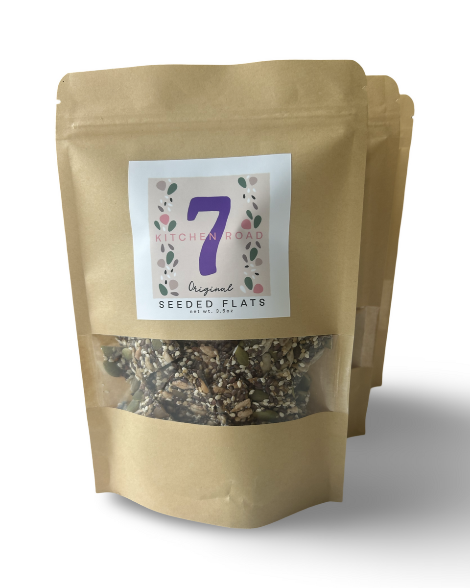 7 Kitchen Road Seeded Flats, Original Pack – 12 packs x 3.5 oz case