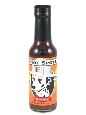 Hot Spots Smoky (Chief) Hot Sauce, 5oz.