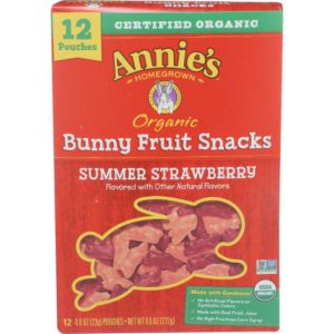 Annie’s Homegrown – Organic Summer Strawberry Bunny Fruit Snacks, 23 g