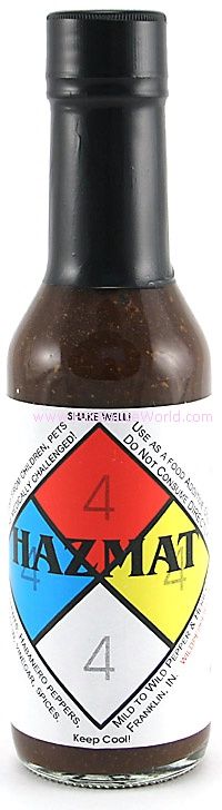 Hazmat Hot Sauce Hot Sauce, 5oz.