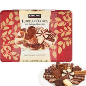 Kirkland European Cookies with Belgian Chocolate, 49.4 oz