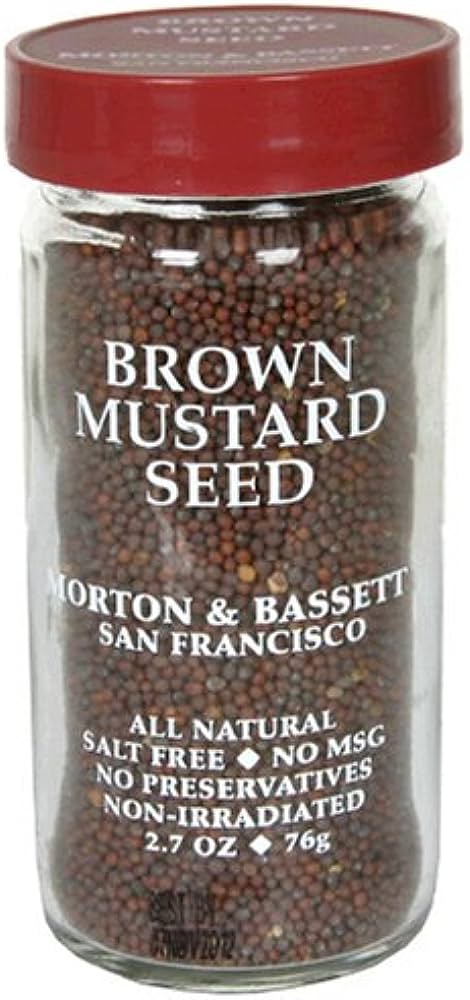 Morton & Bassett Mustard Seed 2.7 Oz – Pack Of 3