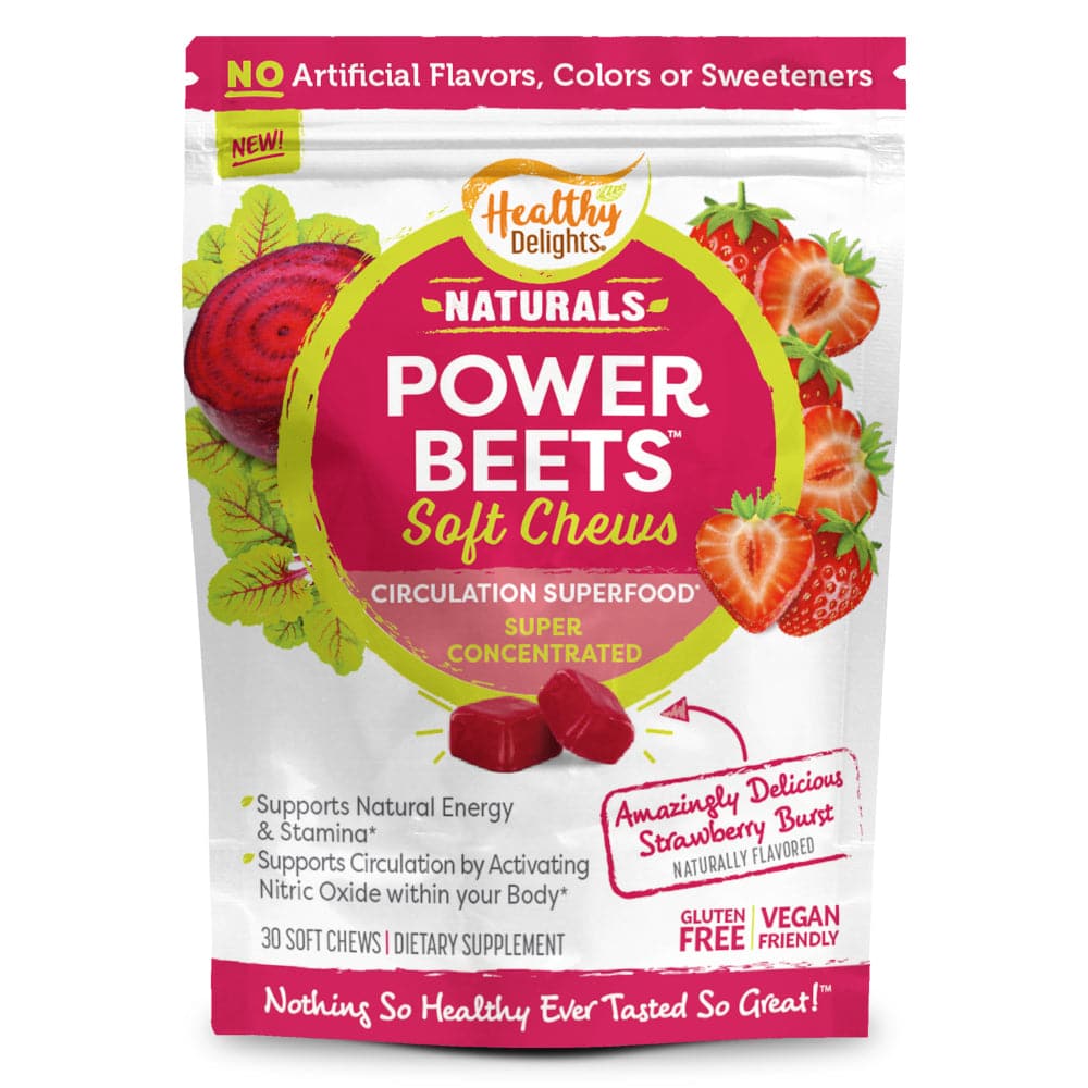 Healthy Delights – Organic Natural Power Beets Soft Chews, Strawberry