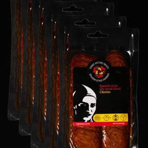 Three Sisters Sliced Dry Cured Chorizo Packs – 15 packs x 3 oz