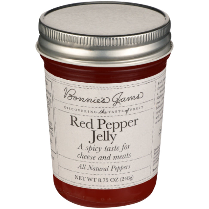 Bonnie’s Jams – Red Pepper Jelly, 8.75 oz – Pack of 6