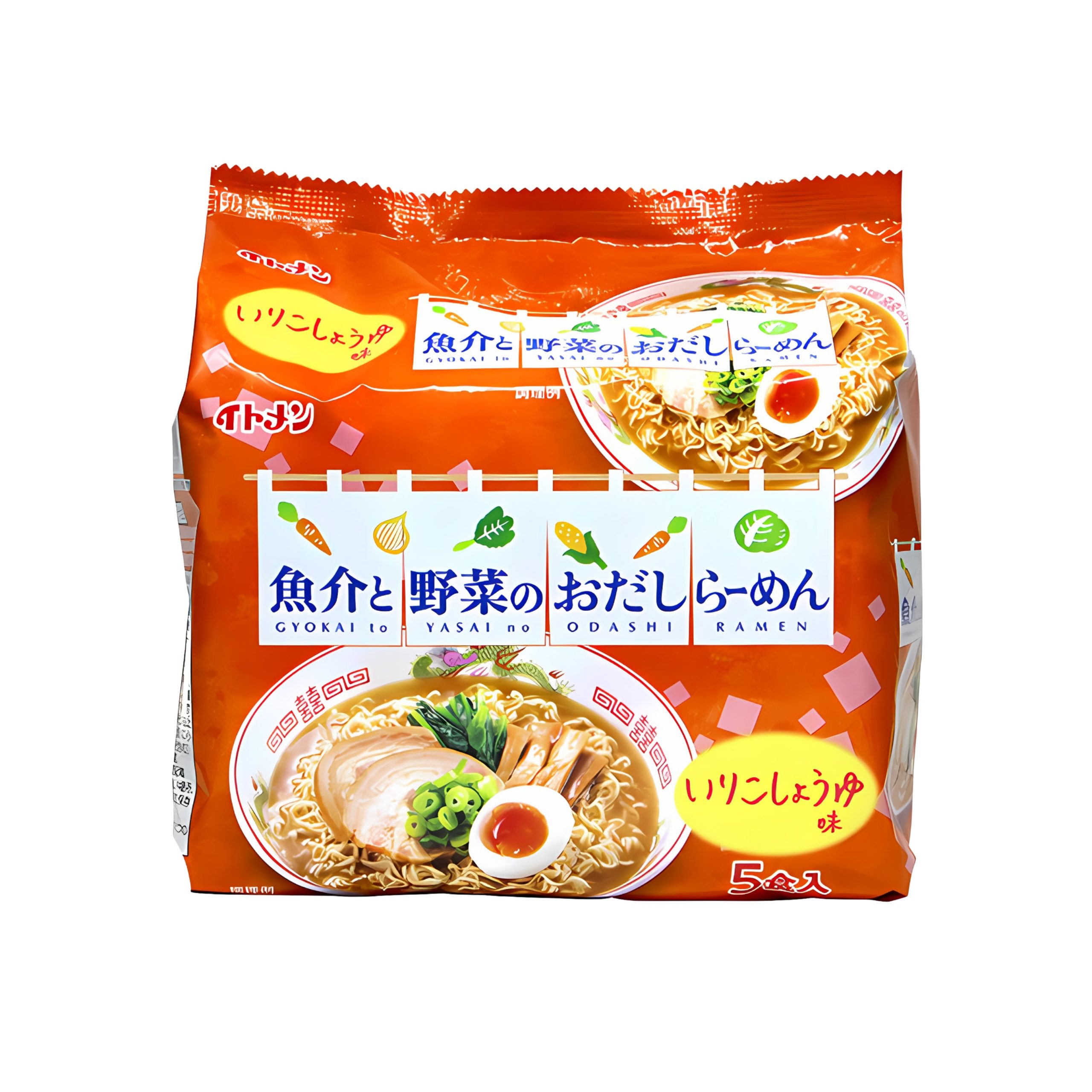 Itomen Odashi Ramen Shoyu 5-Pack (Japan)