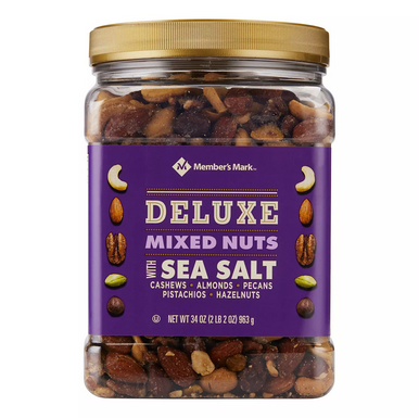 Member’s Mark Deluxe Mixed Nuts with Sea Salt (34 oz.)