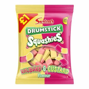 Swizzels Squashies Drumstick – Rhubarb & Custard