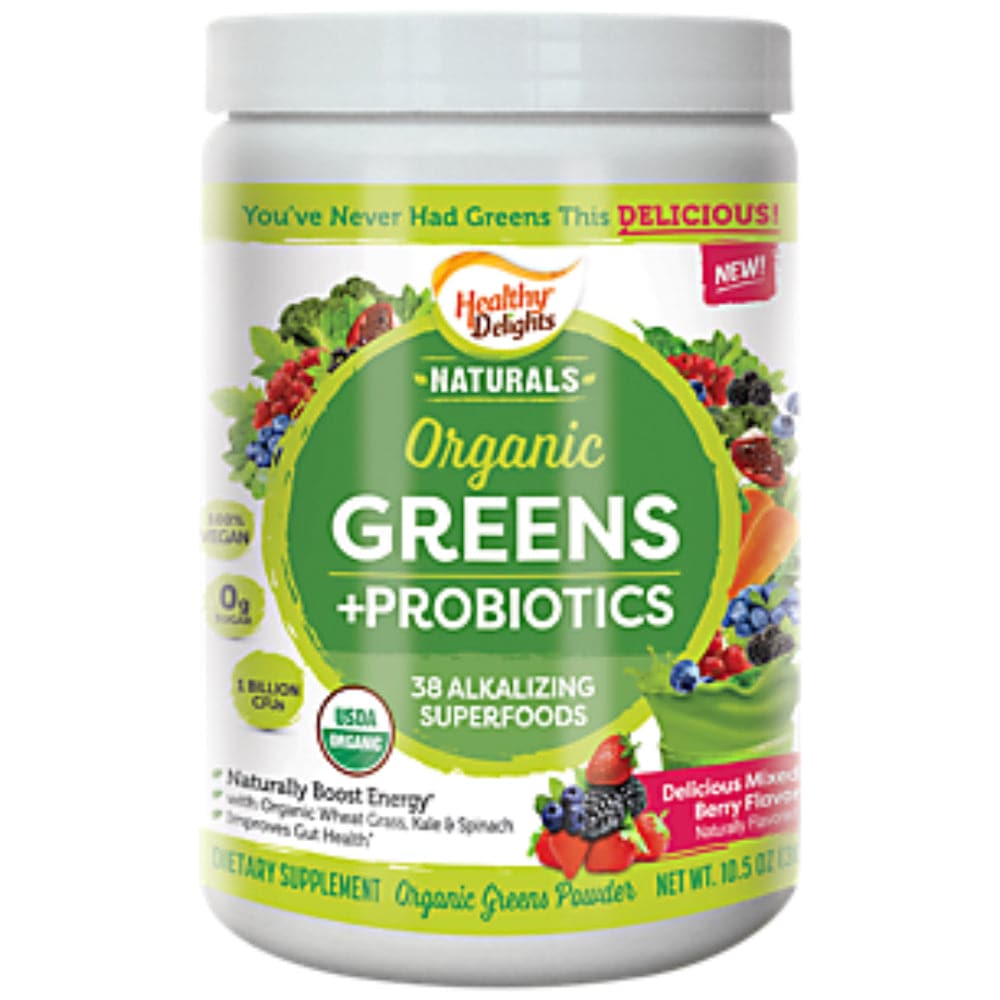 Healthy Delights – Organic Natural Green Probiotic, Berry Flavor