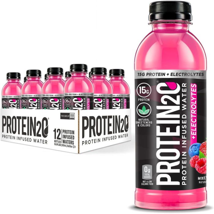 Protein2O – Mixed Berry Protein Beverage, 16.9 fl oz | Pack of 12