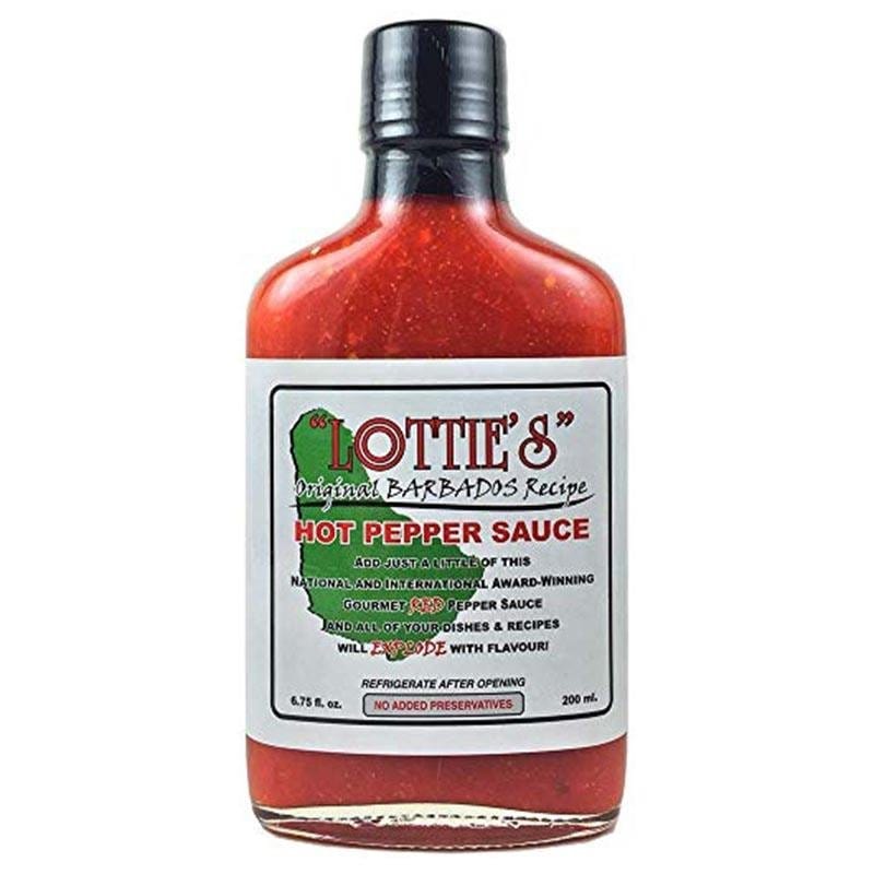 Lotties Original Barbados Red Hot Hot Pepper Sauce