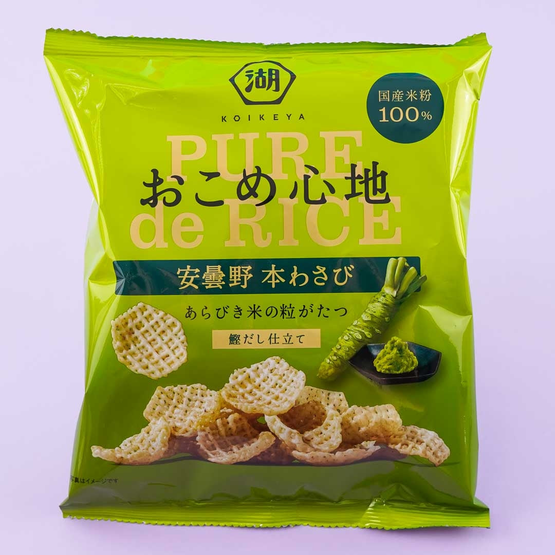 Koikeya Pure De Rice Snacks – Wasabi