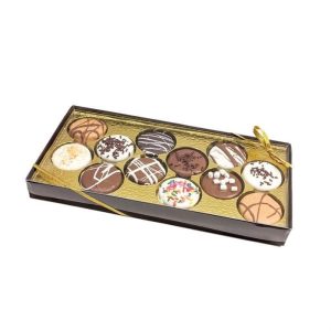 Assorted Chocolate/Peanut Butter Covered Oreos – 12 Count