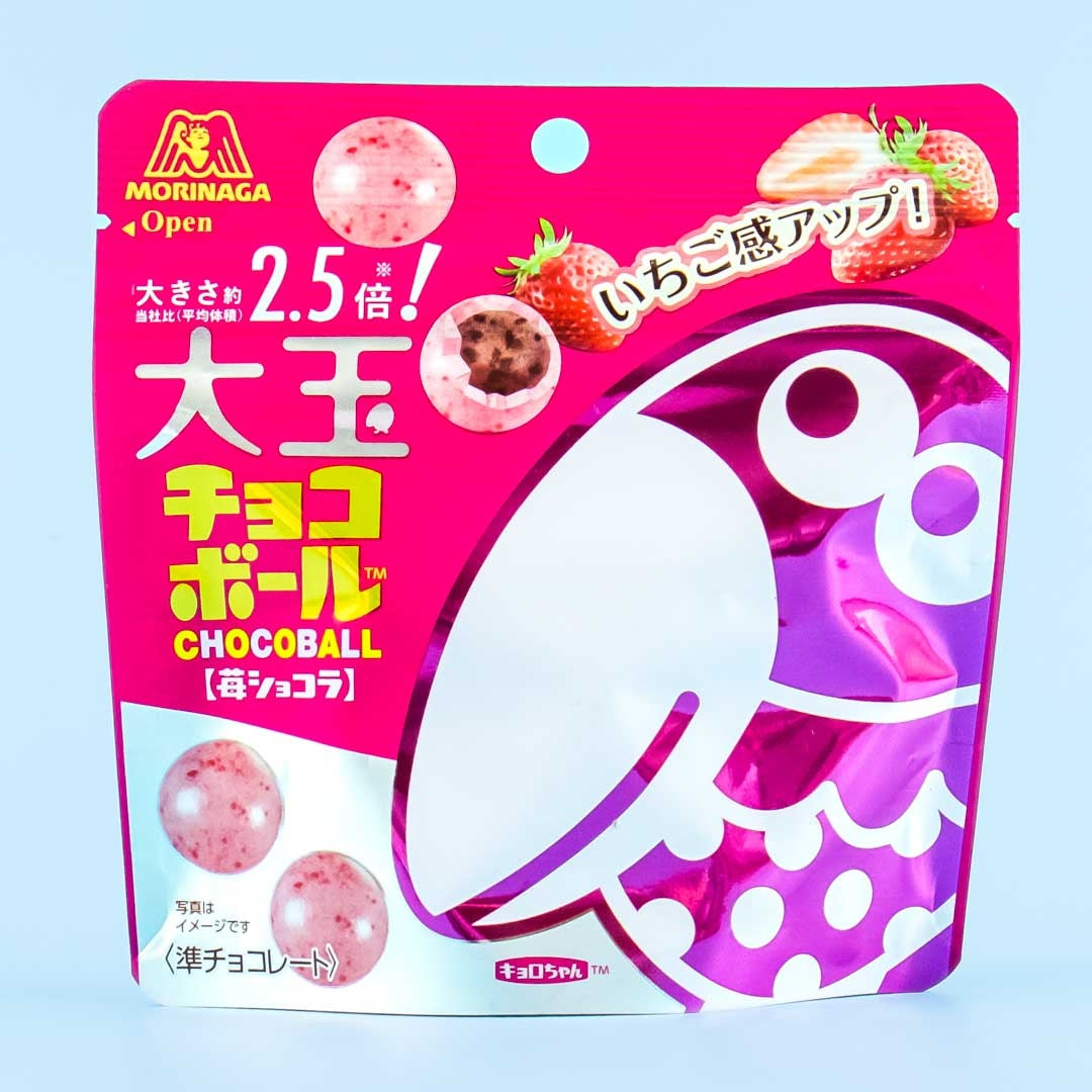 Morinaga Chocoball Bag – Strawberry Chocolate