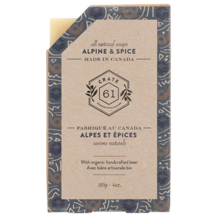 Crate 61 – Alpine & Spice Soap Bar, 4 Oz (Pack Of 8)