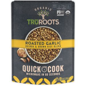 Truroots – Roasted Garlic Quinoa And Brown Rice Blend 8.5 Oz – (Pack O