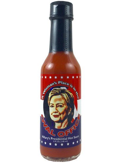 A Woman’s Place is in The Oval Office Hillary’s 2016 Hot Sauce, 5oz.