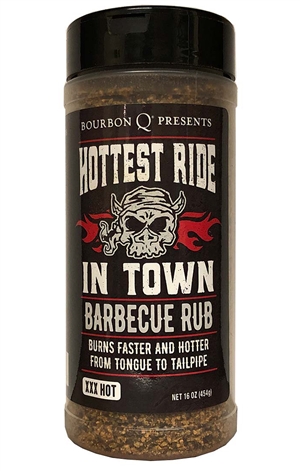 Bourbon Q Hottest Ride In Town Barbecue Rub, 16oz