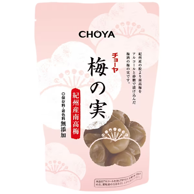 Choya, Ume no mi, Pickled Ume Plum with Sugar & Sake Lees, 500g