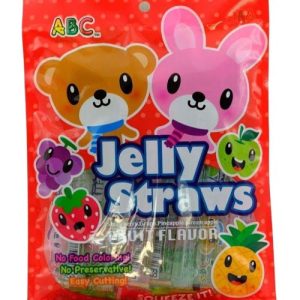 ABC – Jelly Straws – Fruit Flavor – Assorted – 300 G ( RED )