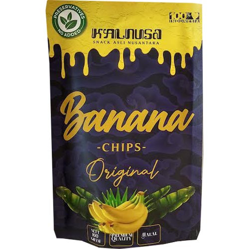 Kalnusa – Banana Chips – Original – 100 G