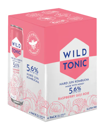 Wild Tonic – Seasonal Kombucha (Botanical), 12 fl oz | Pack of 12