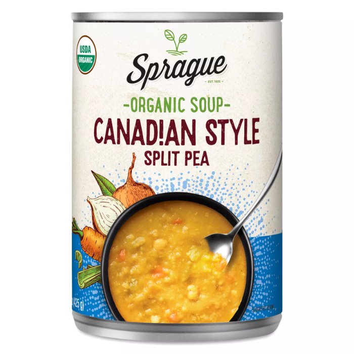Sprague Sup Candian Style Split Pea Org 15 Oz – (Pack of 6)