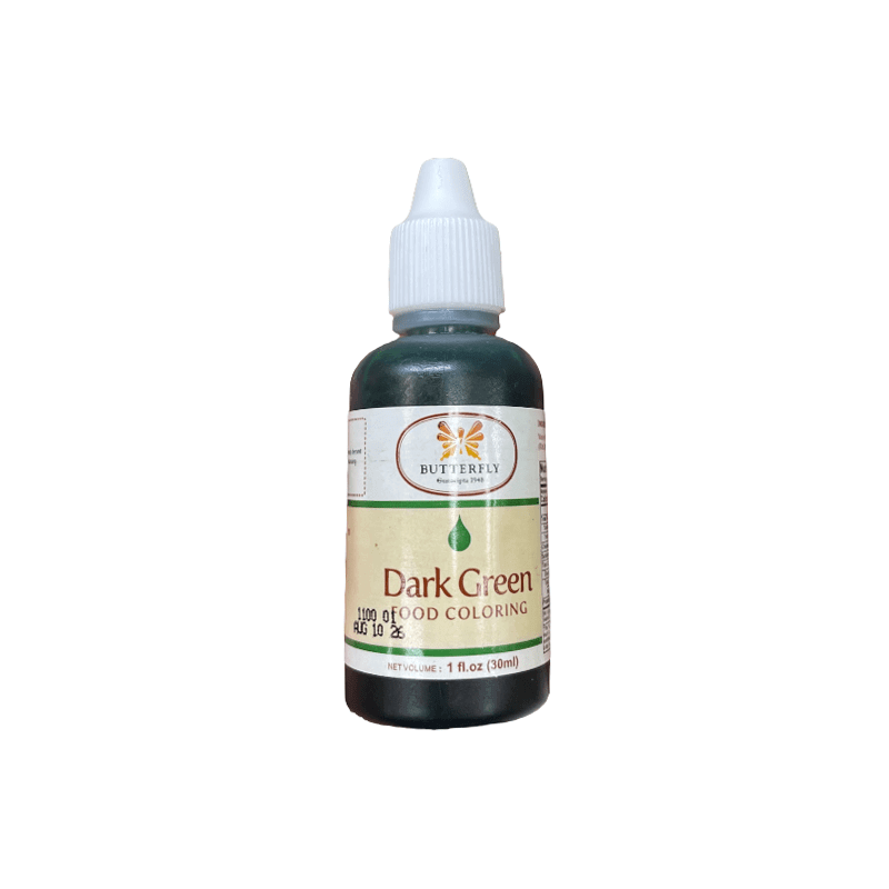Butterfly Dark Green Food Coloring