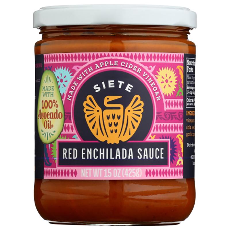Siete – Red Enchilada Sauce, 15oz