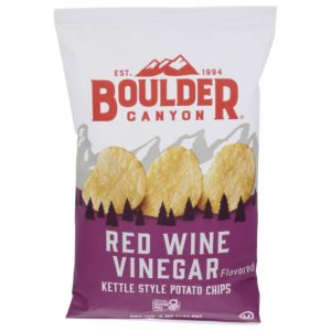 Boulder Canyon – Kettle Cooked Potato Chips Red Wine Vinegar, 5 oz