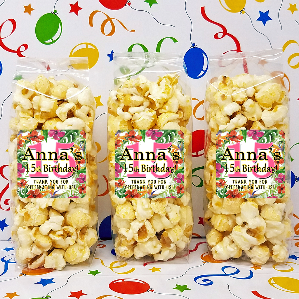Tropical Birds of Paradise – Popcorn Party Favors