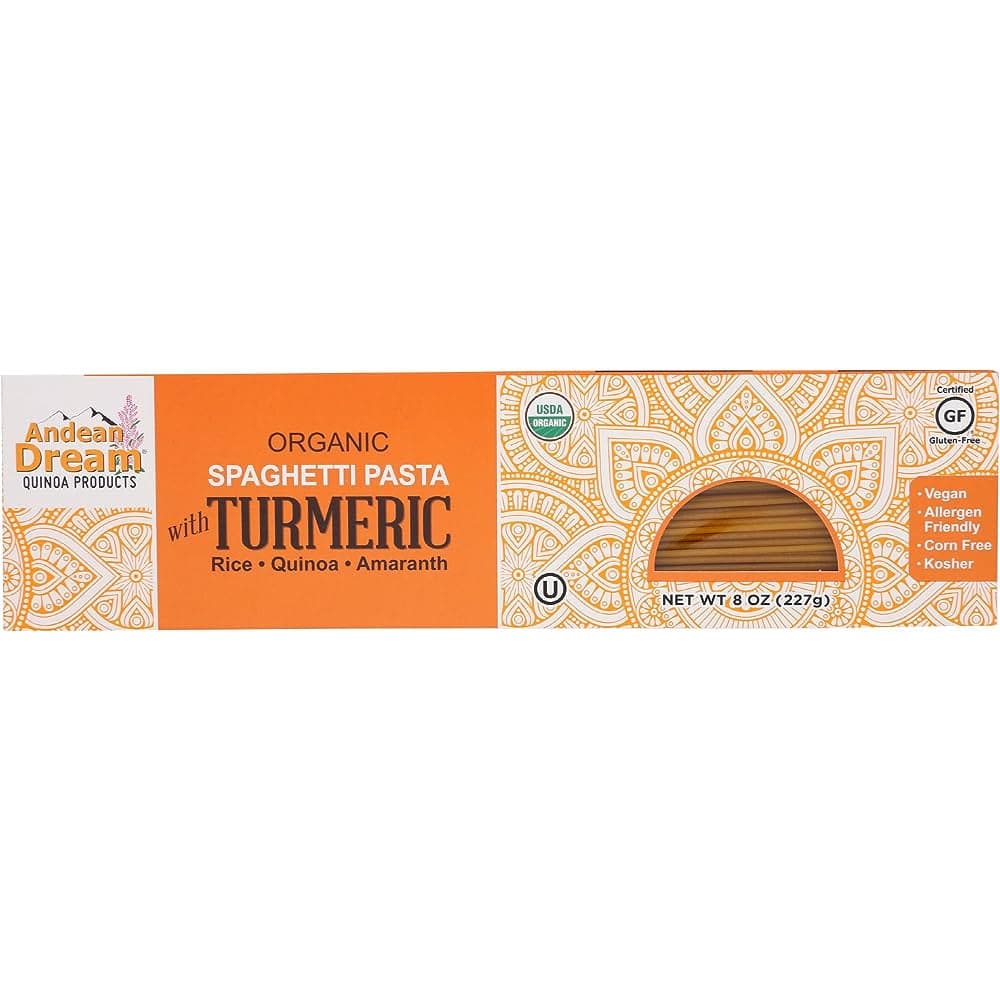 Andean Dream – Spaghetti Pasta with Turmeric, 227g