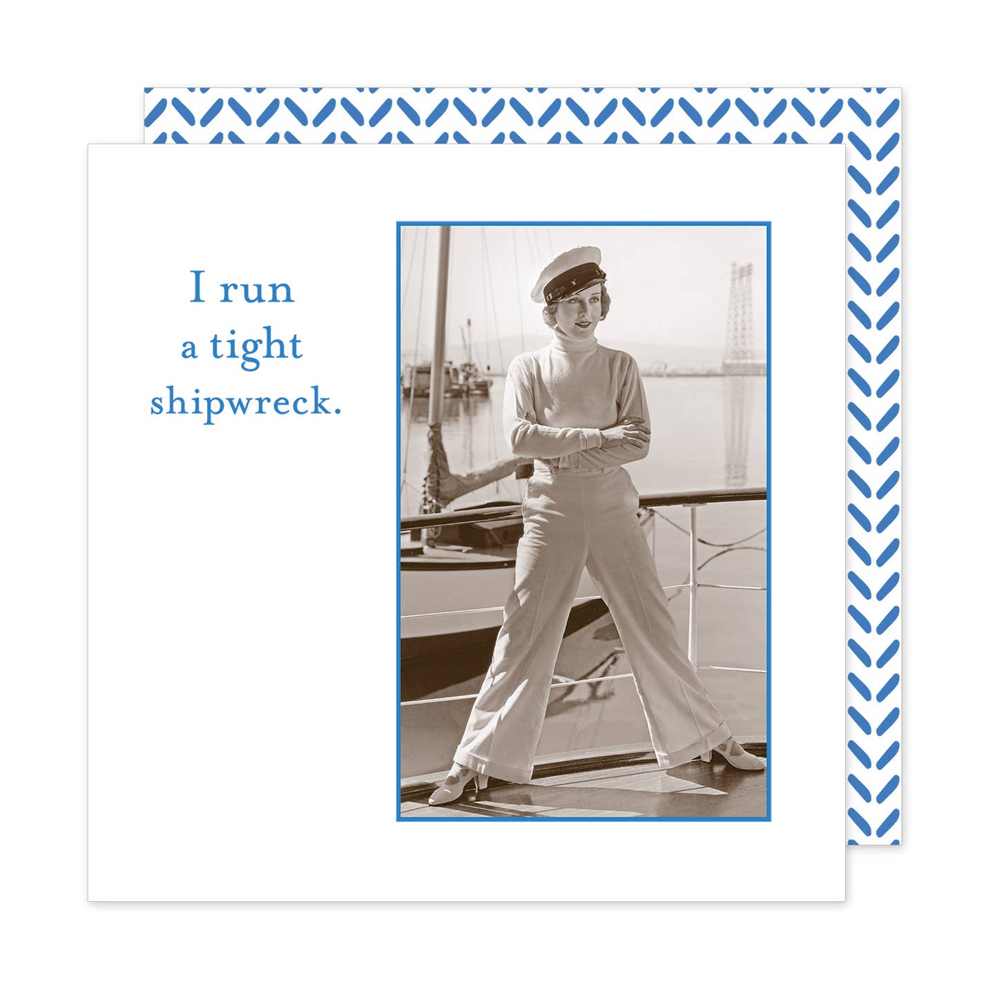 Shannon Martin Design – Tight Shipwreck Beverage Napkin
